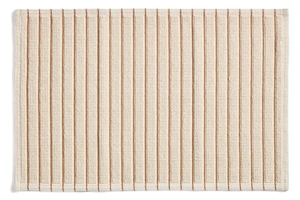 Pomarańczowy/beżowy tekstylny dywanik łazienkowy 50x80 cm Merade – Kave Home