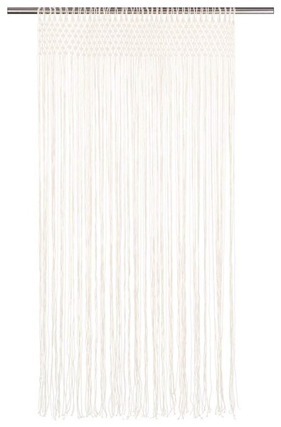 Zasłona z makramy, 140 x 240 cm, bawełna