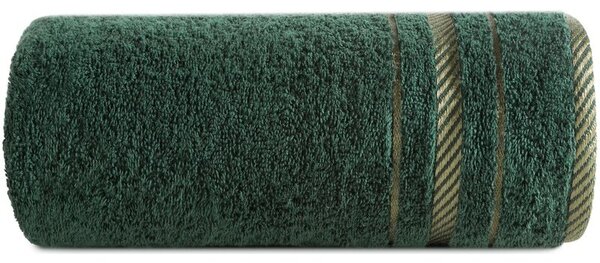 Ręcznik Koral (05) 70 x 140 cm Ciemnozielony