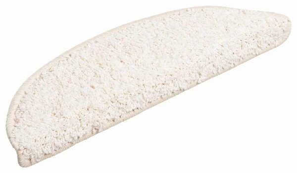 Maty na schody 15 szt. 56x17x3 cm Białe półokrągłe