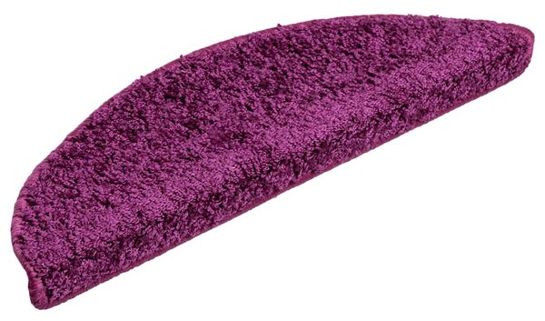 Maty na schody 15 szt. 56x17x3 cm Fioletowe półokrągłe