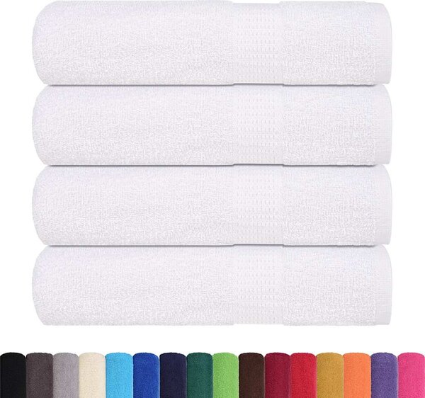 Ręczniki kąpielowe, FROGN, 4 szt., białe, 100x150 cm, 360 g/m²