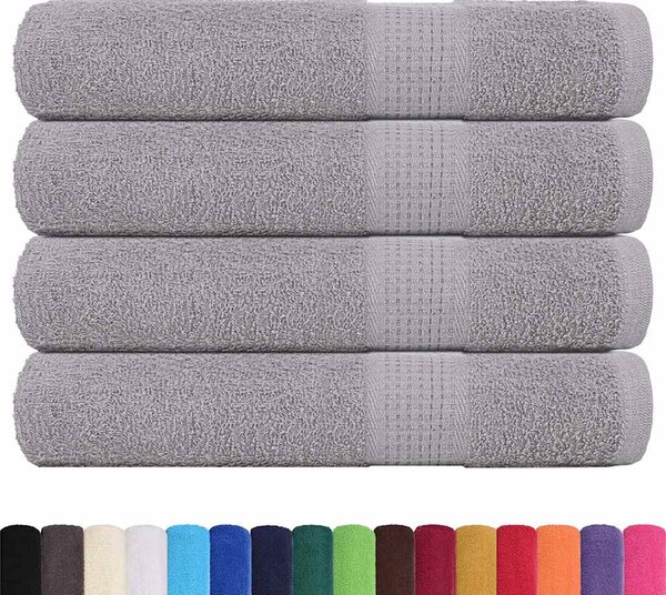 Ręczniki do sauny FROGN 4 szt. Szare 80x200 cm 360 g/m²