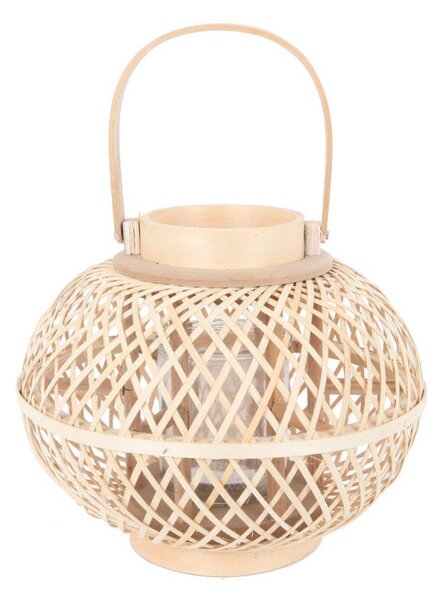 Bambusowy lampion (wysokość 24 cm) – Ego Dekor