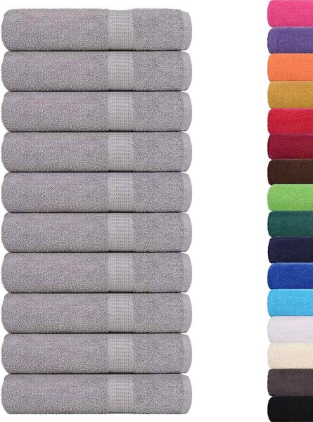 Ręczniki do rąk FROGN 10 szt. Szare 50x100 cm 360 g/m²