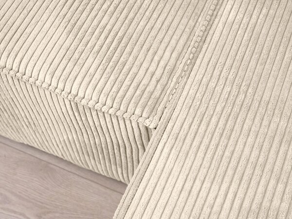 Rozkładana narożna sofa SMART COSARO kremowa, dwustronna + 2 poduszki GRATIS