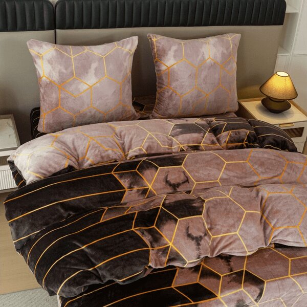 Pościel z mikropluszu VELVETIA kolorowa Rozmiar pościeli: 2 szt 70 x 90 cm | 200 x 220 cm