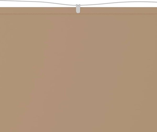 Markiza pionowa, kolor taupe, 140x600 cm, tkanina Oxford
