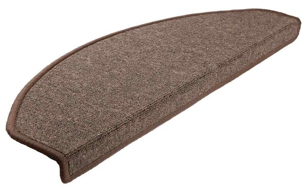 Maty na schody 10 szt. 65x24x4 cm Brąz kawowy Półokrągły Duży