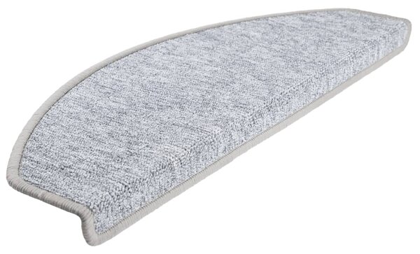 Maty na schody 10 szt. 65x24x4 cm Jasnoszare Półokrągłe Duże