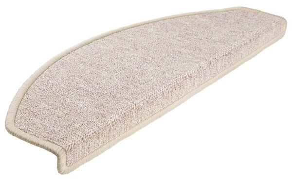 Maty na schody 10 szt. 65x24x4 cm Taupe Półokrągłe Duże