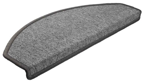 Maty na schody 10 szt. 65x24x4 cm Ciemnoszare Półokrągłe Duże