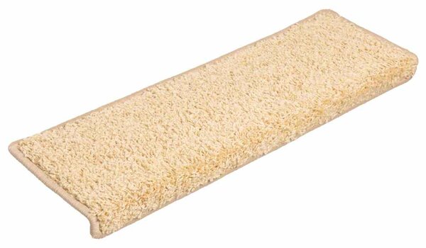 Maty na schody 10 szt. 65x21x4 cm kremowe, prostokątne krawędzie