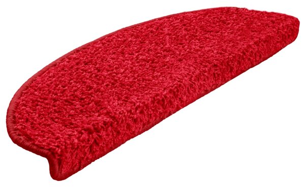Maty na schody 10 szt. 65x21x4 cm Czerwone półokrągłe duże