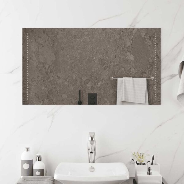 Lustro łazienkowe z LED, 90x50 cm