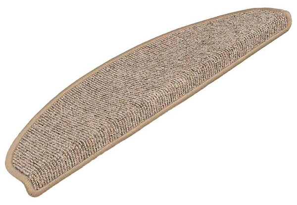 Maty na schody 15 szt. 65x21x4 cm Brązowe półokrągłe duże