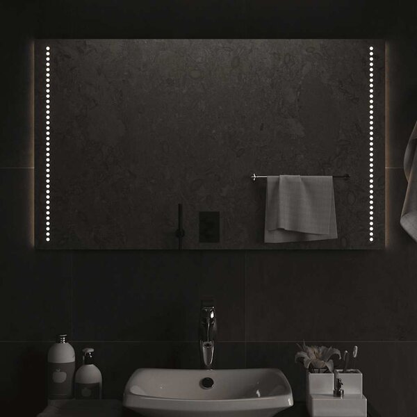 Lustro łazienkowe z LED, 100x60 cm