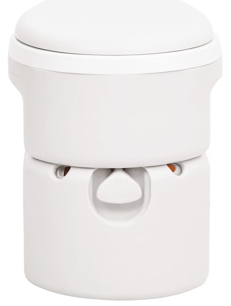 Zintegrowana toaleta turystyczna, biała, 24+17 L, HDPE i PP