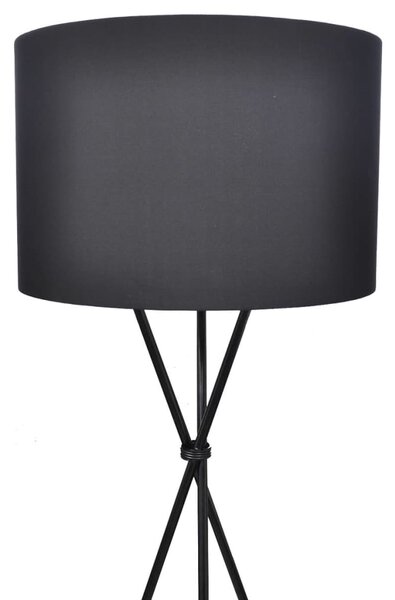 Lampa podłogowa, czarna