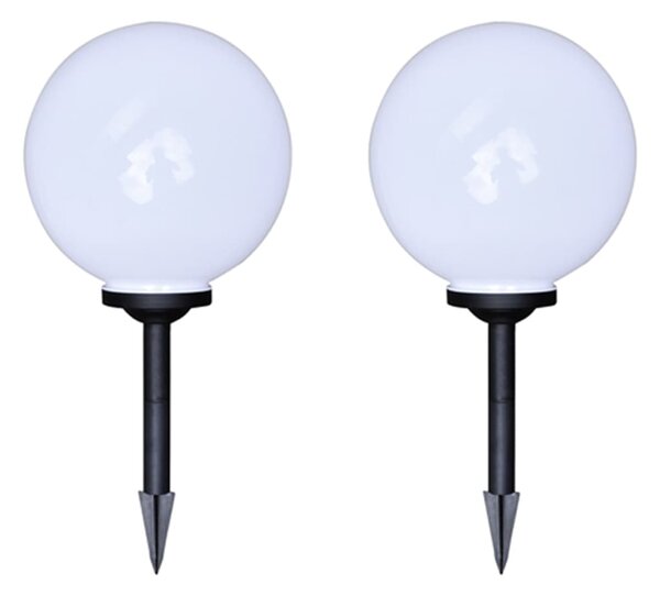 Lampy do oświetlenia ścieżki, 4 szt, LED, 30 cm, ze szpikulcami