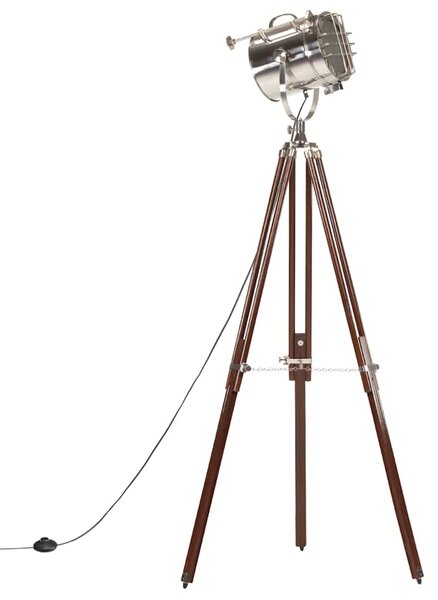 Lampa podłogowa na trójnogu, lite drewno mango, 180 cm