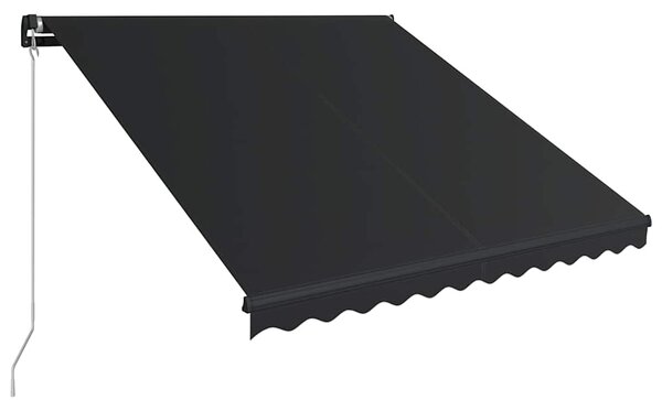 Ręcznie zwijana markiza z LED, 300 x 250 cm, antracytowa