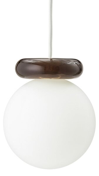 Lampa Wisząca Normann Copenhagen, Hinx, ściemnialny, brąz rdzawy, kuchnia, szkło, design