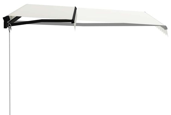 Ręcznie zwijana markiza, 300 x 250 cm, kremowa