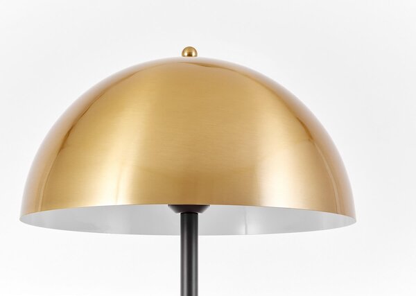 LAMPA STOJĄCA PODŁOGOWA CZARNO-MOSIĘŻNA INEA