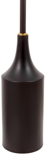 LAMPA STOJĄCA PODŁOGOWA CZARNO-MOSIĘŻNA INEA