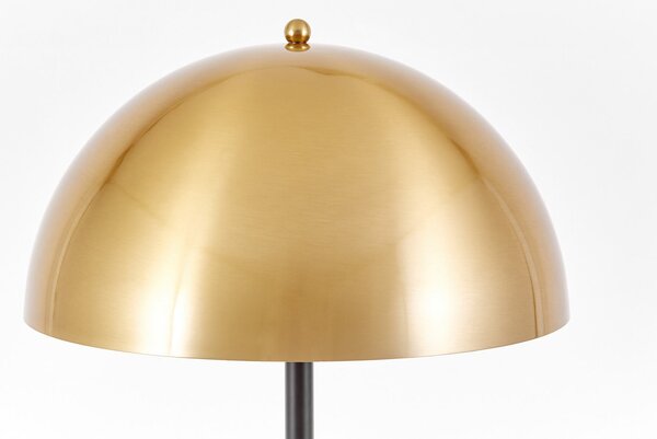 LAMPA STOJĄCA PODŁOGOWA CZARNO-MOSIĘŻNA INEA