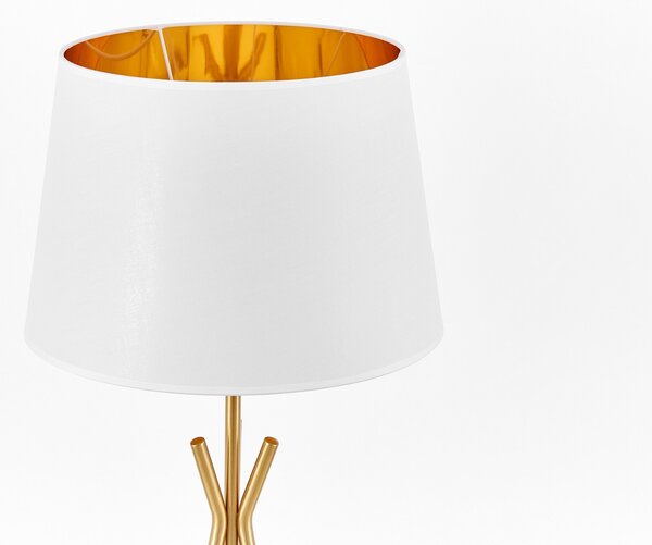 LAMPA STOJĄCA PODŁOGOWA CZARNO-BIAŁA MERINO