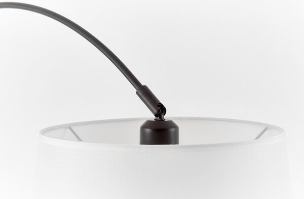 LAMPA STOJĄCA PODŁOGOWA CZARNO-BIAŁA TIROL