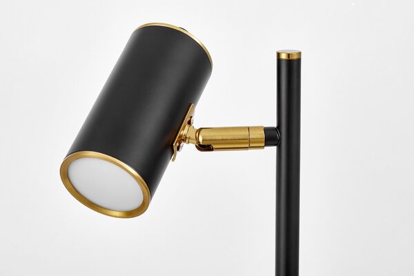 LAMPA BIURKOWA CZARNA-MOSIĘŻNA MIRA
