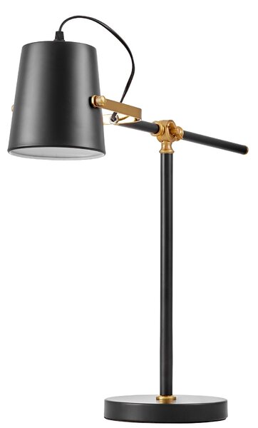 LAMPA BIURKOWA CZARNA-MOSIĘŻNA FELA