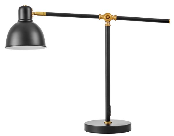 LAMPA BIURKOWA CZARNA-MOSIĘŻNA ZULA