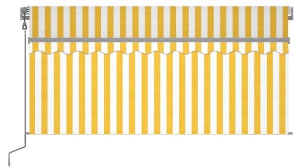 Automatyczna markiza z zasłoną, LED i czujnikiem, 3x2,5 m