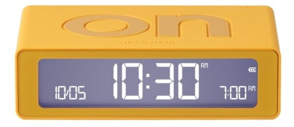 Budzik LEXON Flip Mini Żółty