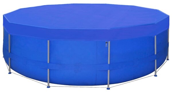 Plandeki na basen, 2 szt., PE, okrągłe, 460 cm, 90 g/m²