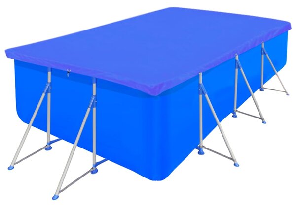 Plandeki na basen, 2 szt., PE, prostokątne, 90 g/m², 540x270 cm