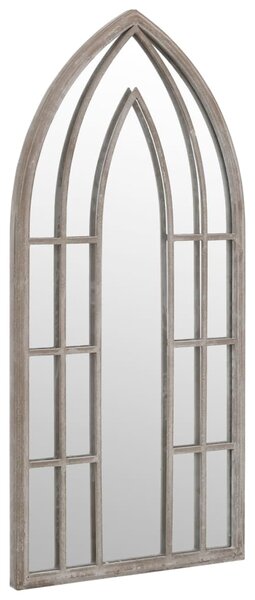 Lustro do wnętrz, kolor piaskowy, 100x45 cm, żelazne