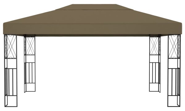 Altana, 3 x 4 m, taupe, tkanina