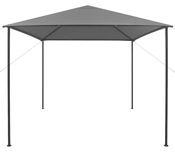 Altana, 3 x 3 m, antracytowa, tkanina i stal, 180 g/m²