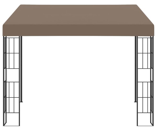 Altana przyścienna, 3 x 3 m, taupe, tkanina