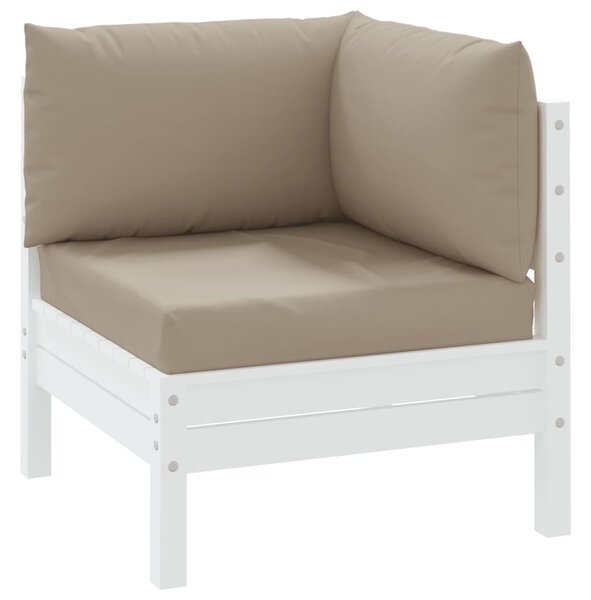 Poduszki na palety, 3 szt., taupe, tkanina Oxford