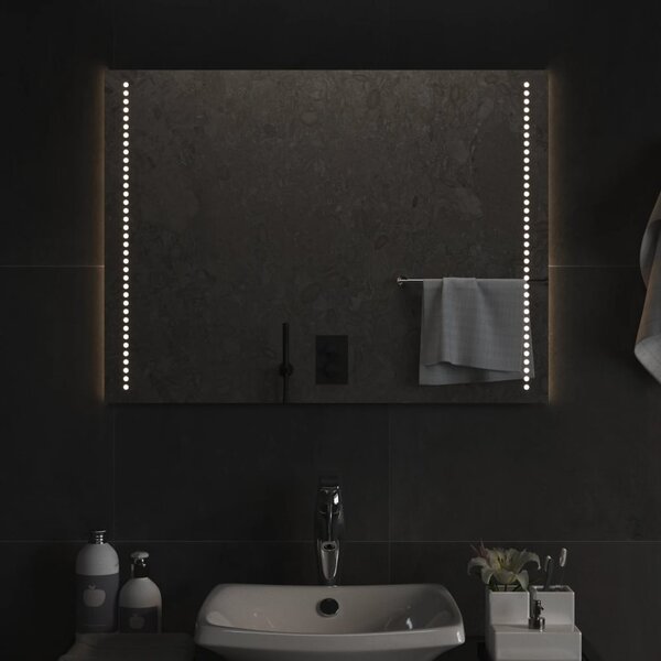 Lustro łazienkowe z LED, 60x80 cm