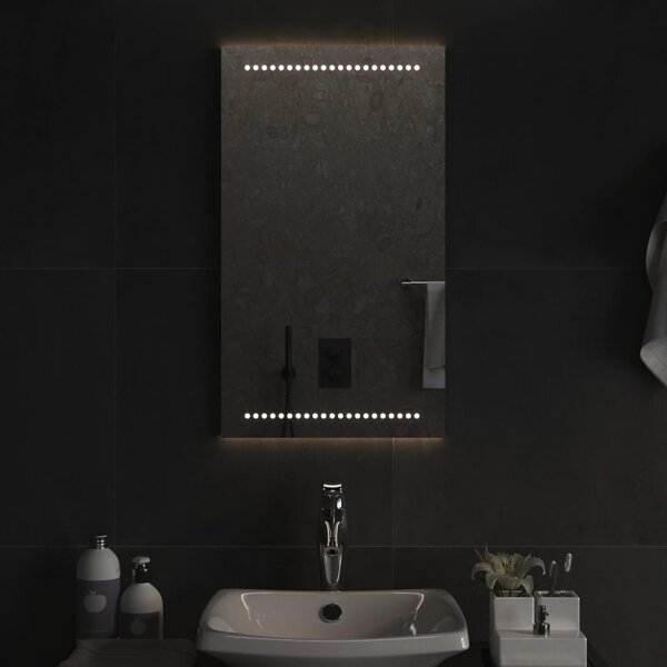 Lustro łazienkowe z LED, 40x70 cm