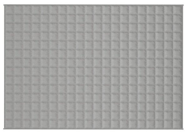 Koc obciążeniowy, szary, 137x200 cm, 6 kg, tkanina