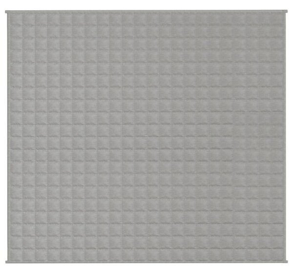 Koc obciążeniowy, szary, 200x230 cm, 13 kg, tkanina