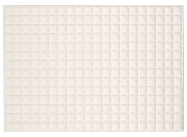 Koc obciążeniowy, kremowy, 135x200 cm, 6 kg, tkanina